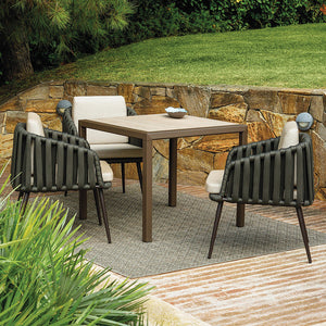 Rattan Sofa, Chair, Recliner and Table Set Garden Plus