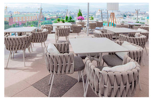 Rattan Chair and Table Combination Garden Plus