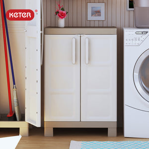 Keter Excellence Plastic Balcony Storage Cabinet Garden Plus