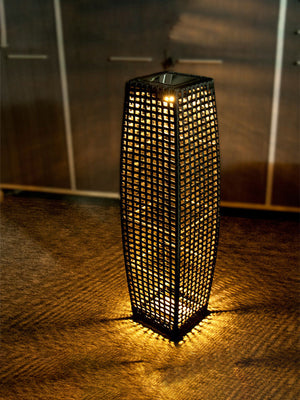 Solar Rattan Lawn Lamp Garden Plus