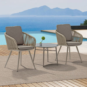 Rattan Chair and Coffee table Set Garden Plus