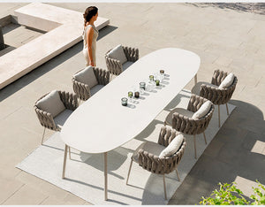 Rattan Chair and Table Combination Garden Plus