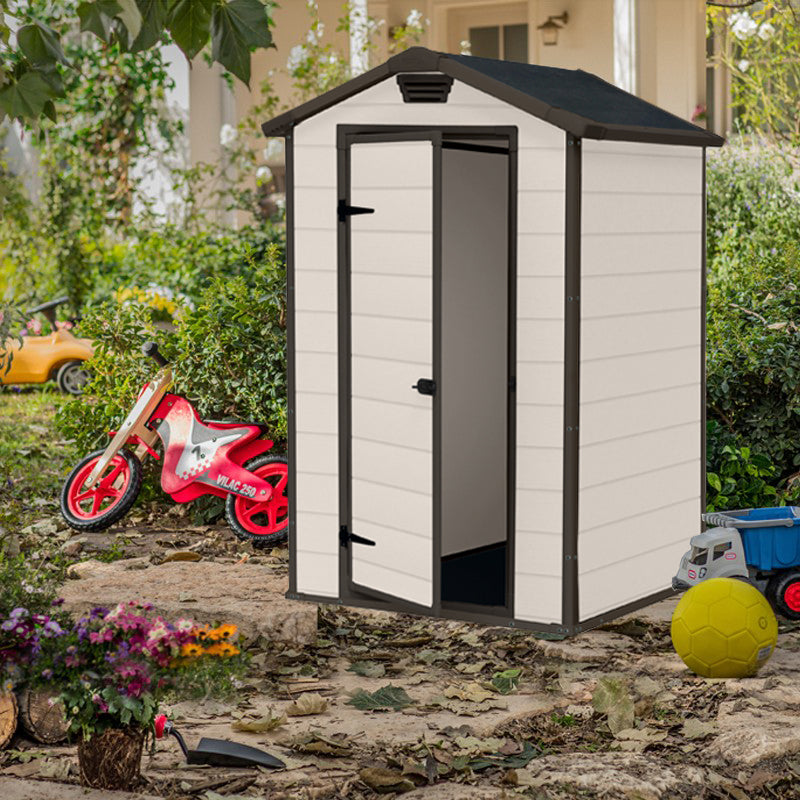 Keter Manor4x3 Outdoor Plastic Storage House Garden Plus