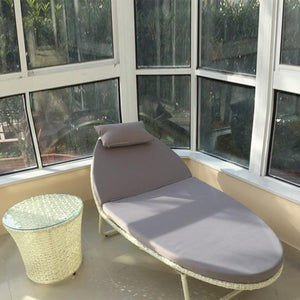 Rattan Lying Bed Garden Plus