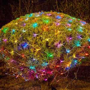 Solar Curtain Waterfall Decorative Lights Garden Plus