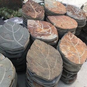 Leaves Non-Slip Stepping Stone Garden Plus