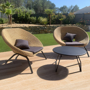 Rattan Sofa Couch Set Garden Plus