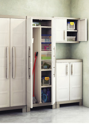 Keter Excellence Plastic Balcony Storage Cabinet Garden Plus