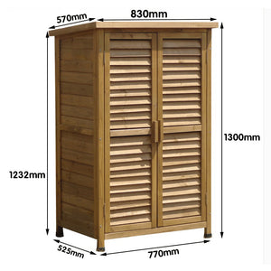 Outdoor wooden storage Garden Plus