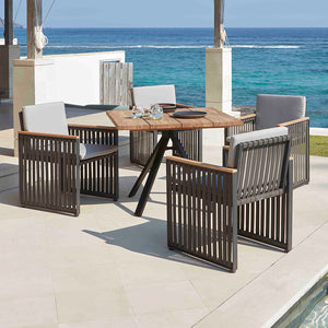 Teak Table and Chair Dining Combination Garden Plus