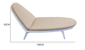 Rattan Lying Bed Garden Plus