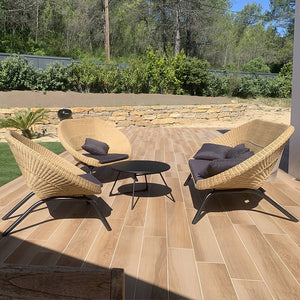 Rattan Sofa Couch Set Garden Plus