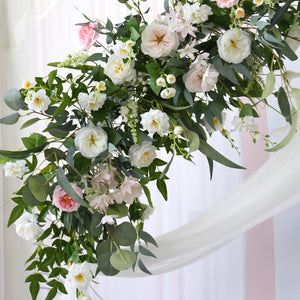 Simulation Mori Style Rose Arc Wall Wedding Decoration Piece Garden Plus