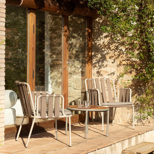 Rattan Chair and Coffee table Set 2 Garden Plus