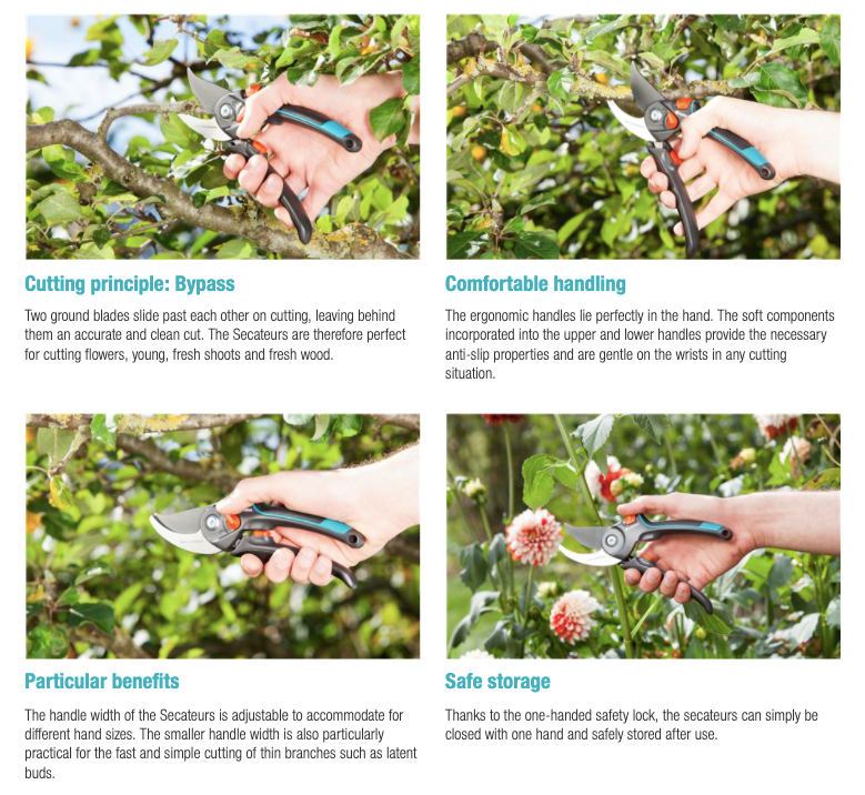 Gardena Garden Secateurs B/S-XL Garden Plus