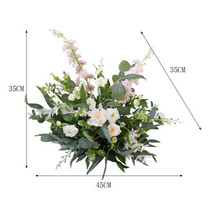Simulation Mori Style Rose Arc Wall Wedding Decoration Piece Garden Plus