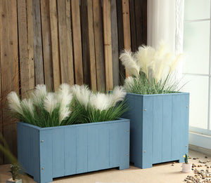 Outdoor Wood Flower Box Garden Plus