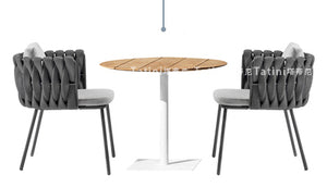 Rattan Chair and Table Combination Garden Plus