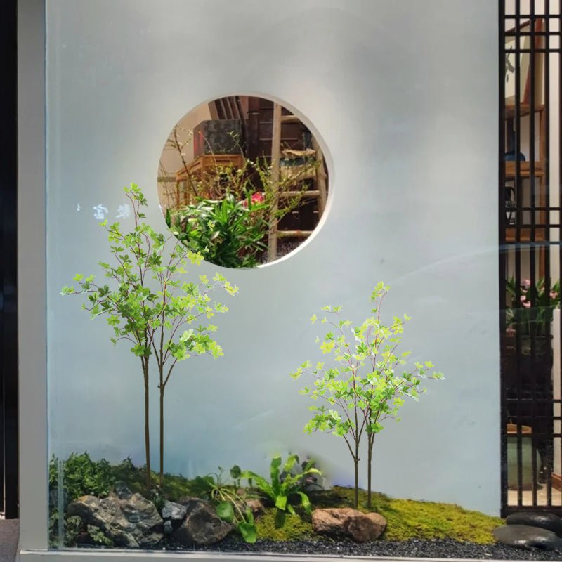 Artificial Bell Tree Drunk Wood Decoration Pieces Garden Plus