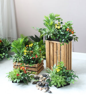 Artificial Green Partition Fence Planter Piece Garden Plus