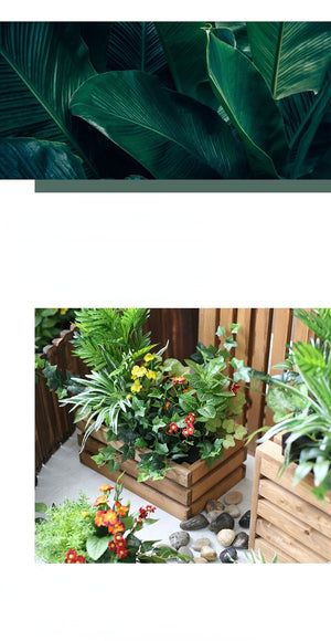 Artificial Green Partition Fence Planter Piece Garden Plus