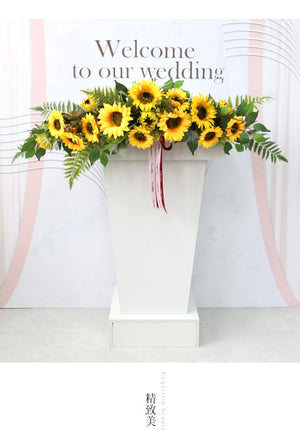 Artificial Lintel Flower Wedding Reception Decoration Piece Garden Plus