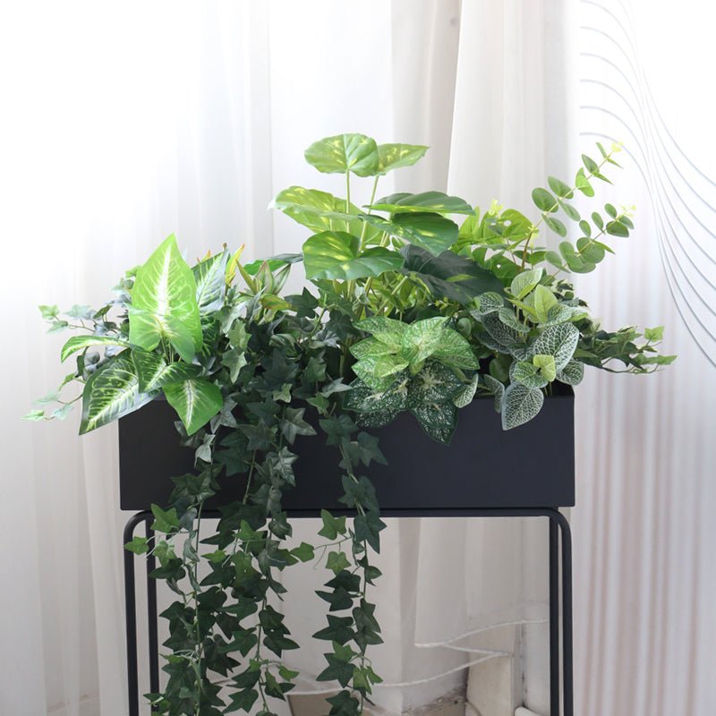 Artificial Outdoor Flower Box Partition Greenery Combination Decoration Pieces Garden Plus