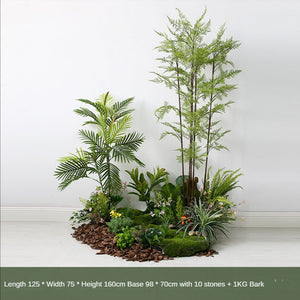 Artificial Pool Bionic Flowers and Plants Decoration Pieces Garden Plus