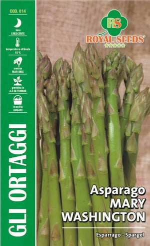 Asparagus Mary Washington - Royal Seed RYMO5/7 - COD.014 Garden Plus