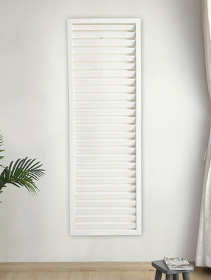 Outdoor Wooden Louver Mesh Screen Fence Garden Plus