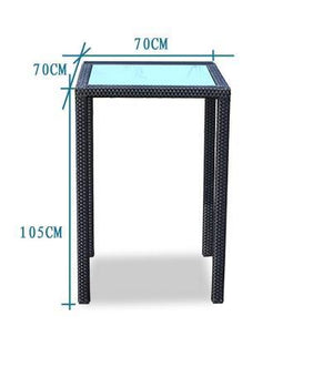 Bar table set 2 Garden Plus