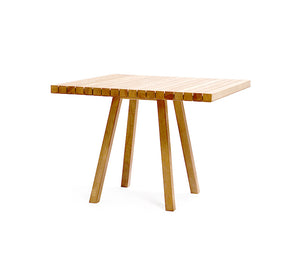 Teak Wood Rattan Chair and Table Garden Plus