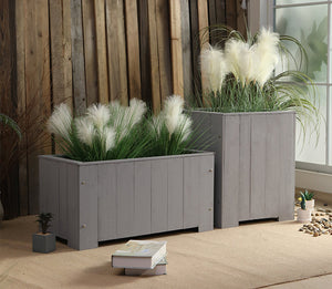 Outdoor Wood Flower Box Garden Plus