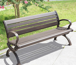 Cast Aluminum Leisure Bench Garden Plus