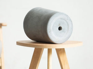 Cement planter cylinder Garden Plus