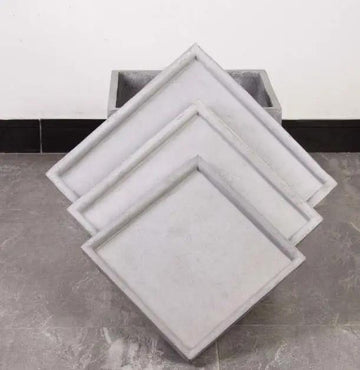 Cement Planter Pot Base Square Garden Plus