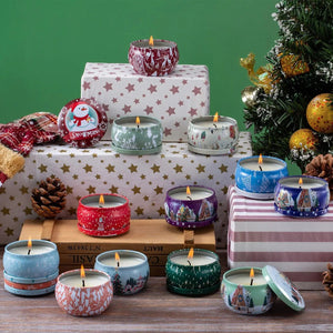 Christmas Candles Gift Set Garden Plus