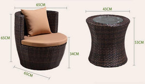 Coffee table set 4 Garden Plus