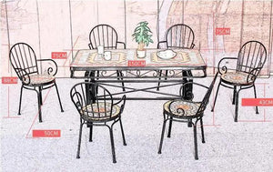 Dining Table set No.11 Garden Plus