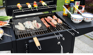 Outdoor American Barbecue Charcoal Courtyard Grill Garden Plus