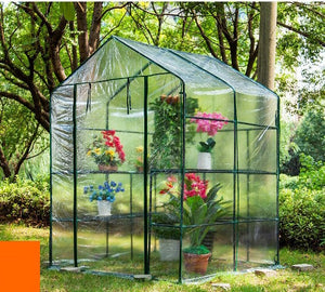 Outdoor Heat Preservation and Rain Shelter Shelf Greenhouse Garden Plus