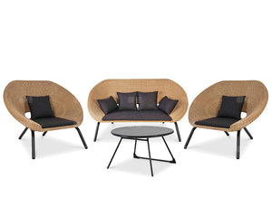 Rattan Sofa Couch Set Garden Plus