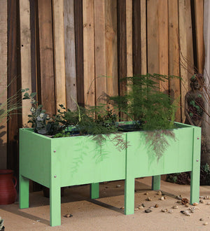 Outdoor Rectangular high-leg Planting Box Garden Plus