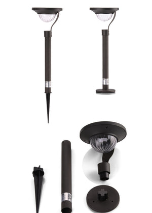 Solar Garden Post Lamp Garden Plus