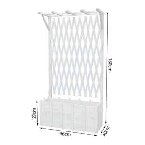 Floor Grid Lattice with Partition Flower Box Garden Plus