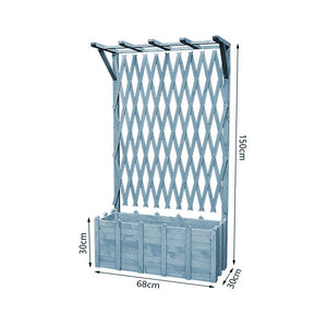 Floor Grid Lattice with Partition Flower Box Garden Plus