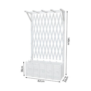 Floor Grid Lattice with Partition Flower Box Garden Plus