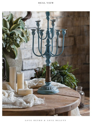 French Retro Candlestick Stand Garden Plus