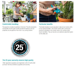 Gardena City Balcony Secateurs Garden Plus