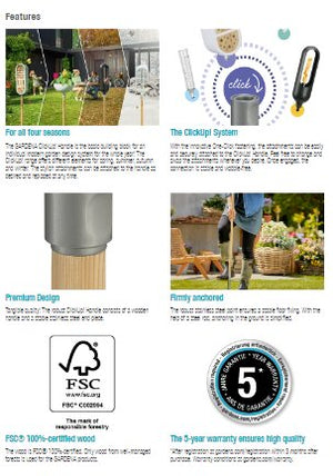 Gardena ClickUp! Handle Garden Plus